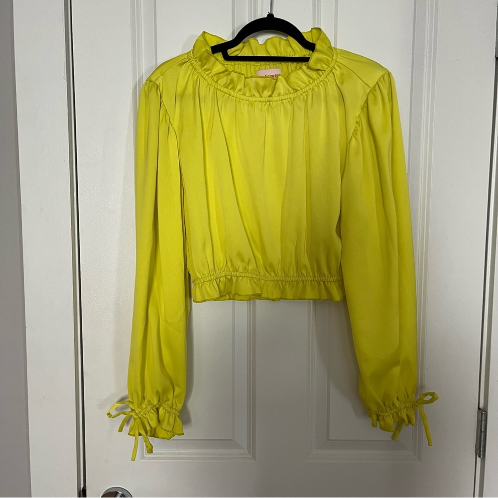 Lisa Says Gah Cropped Blouse